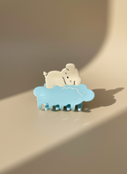 Fluffy Sleepy Dog Hair Claw