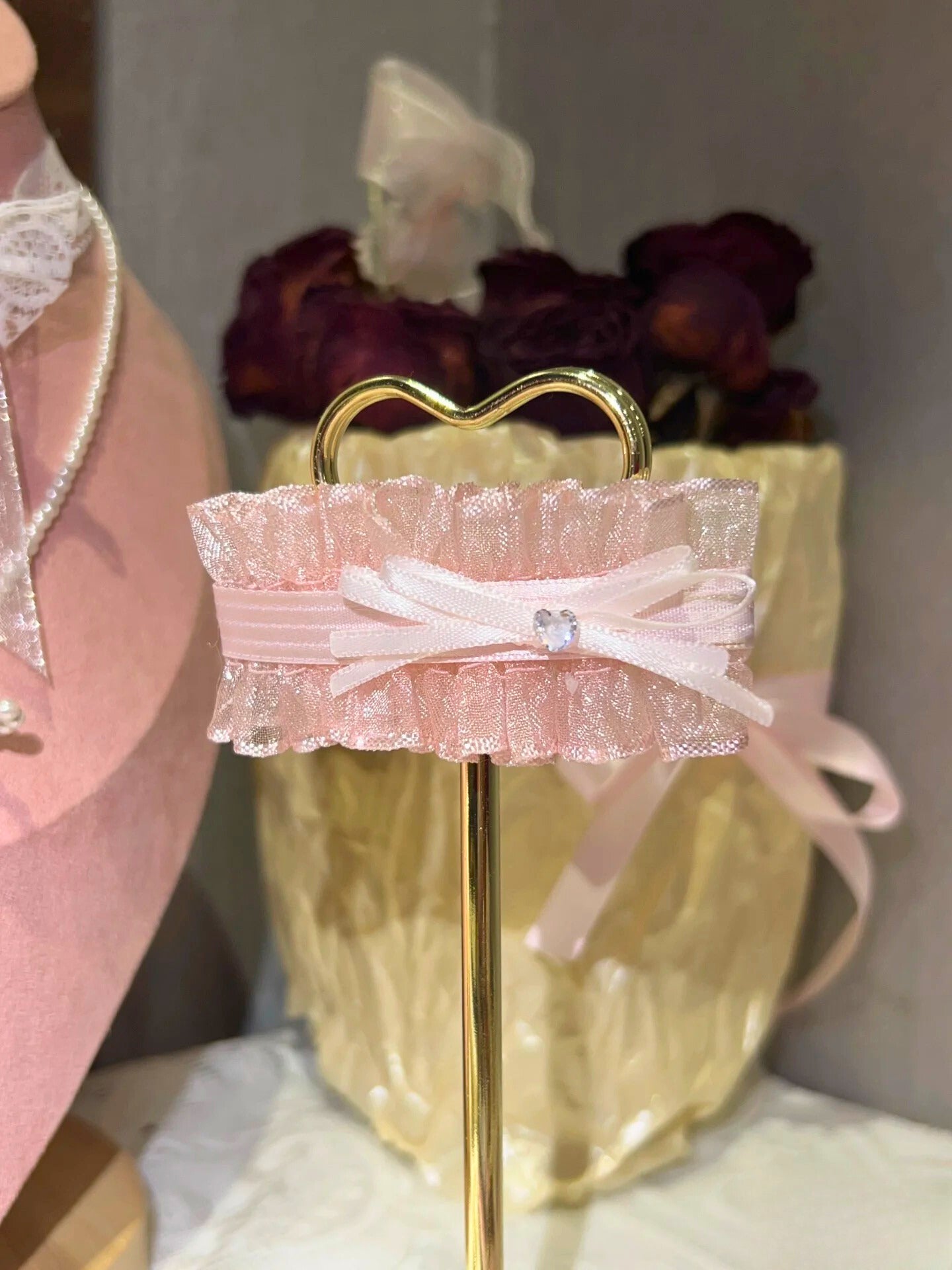 Lilian Crepe Organza Flat Bow