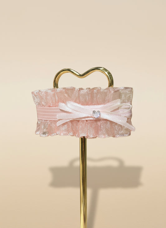 Lilian Crepe Organza Flat Bow
