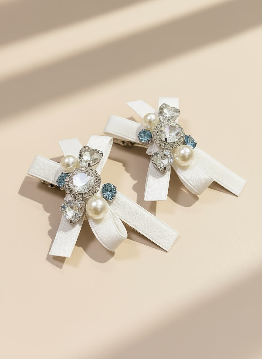 Madeleine Criss Cross Bejewelled Clip