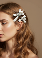 Madeleine Criss Cross Bejewelled Clip