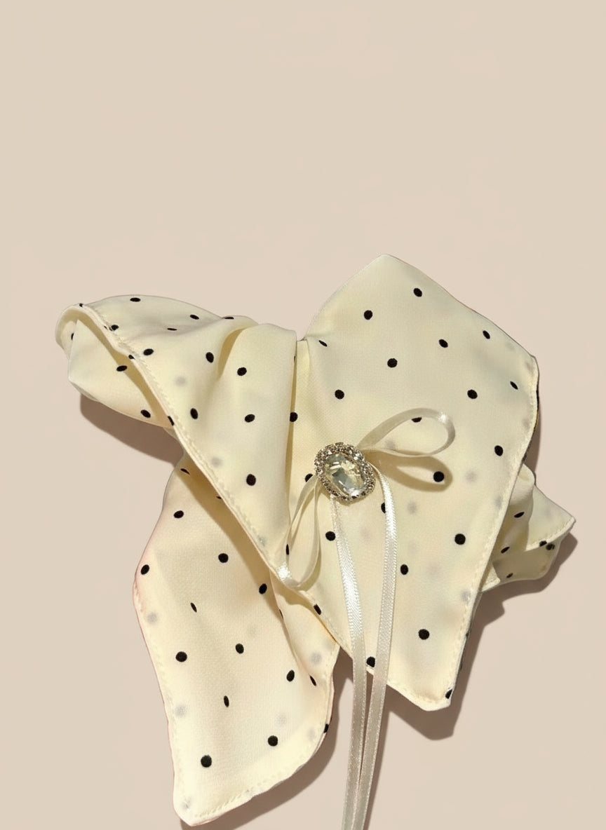 Polka Square Handkerchief Scrunchies