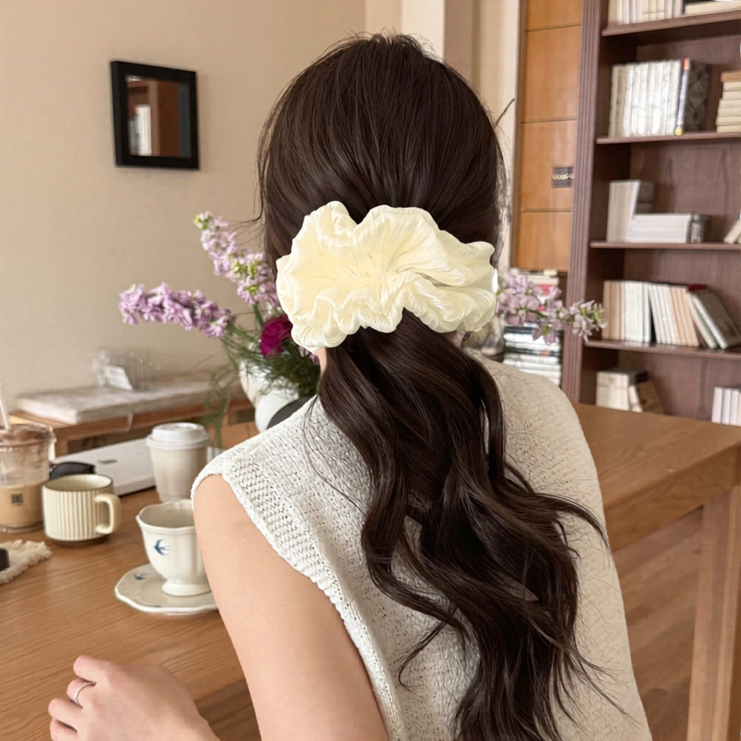 Les Fluer Peony Scrunchies