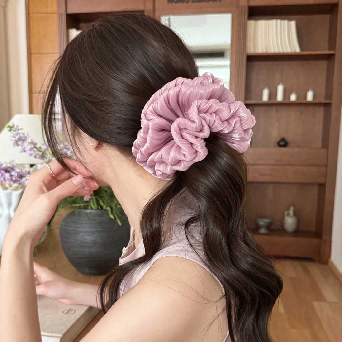 Les Fluer Peony Scrunchies