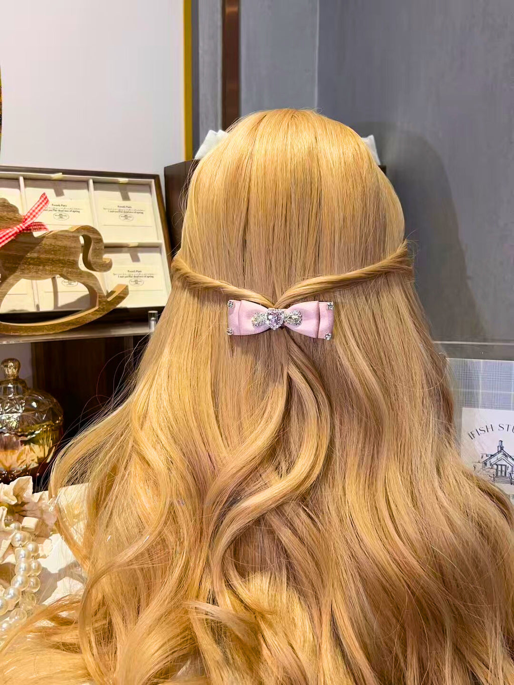 Nœud double plat Abigail Swarovski