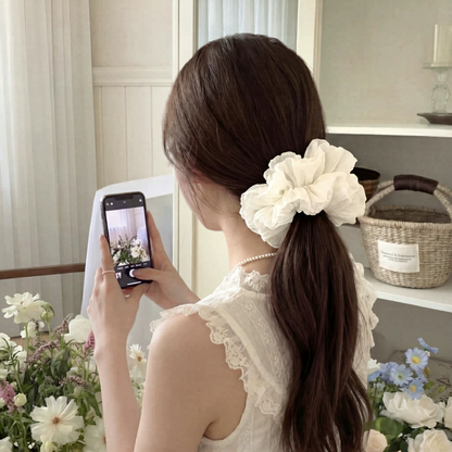 Les Fluer Peony Scrunchies