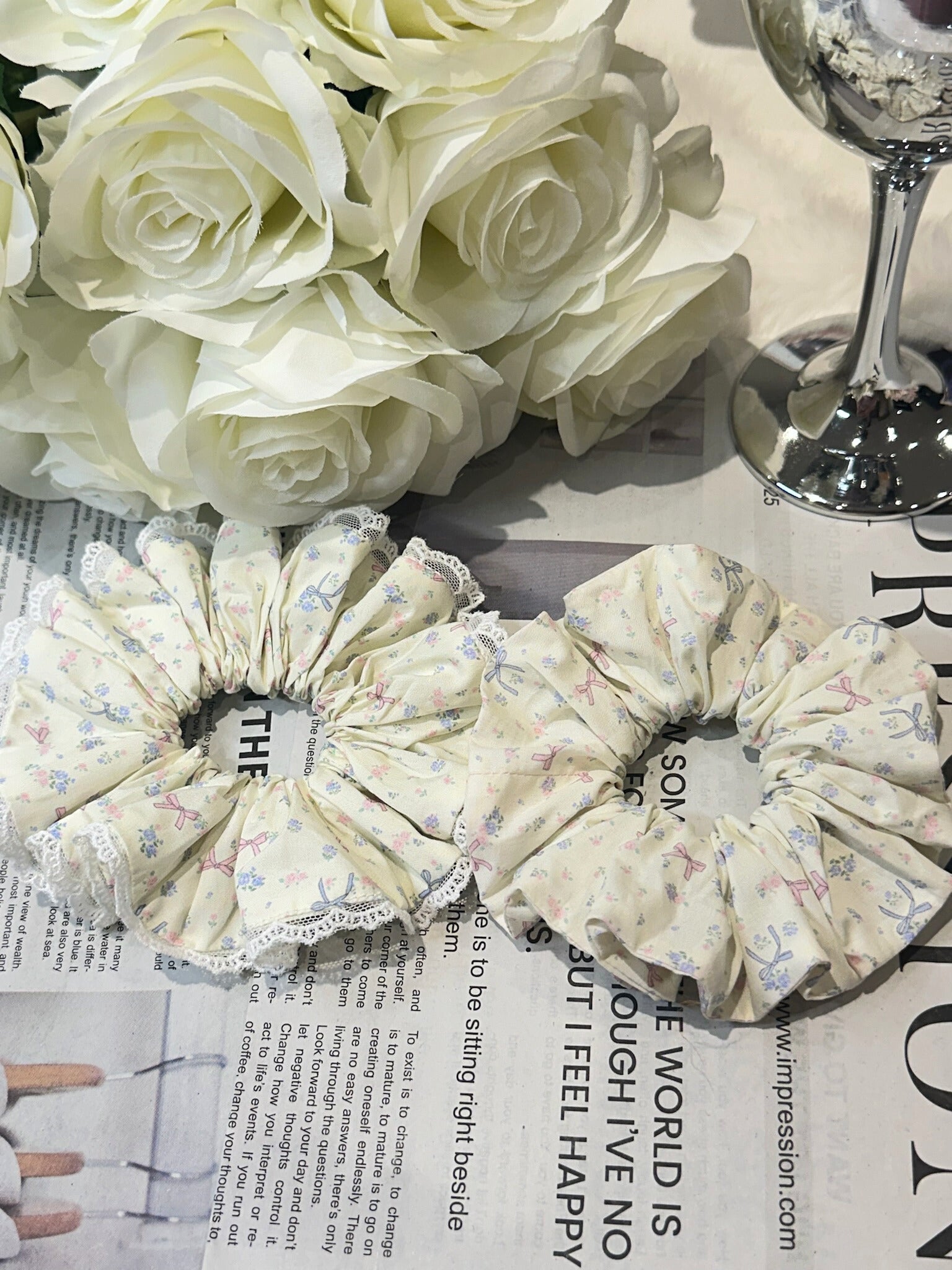 Valentina Cotton Scrunchies