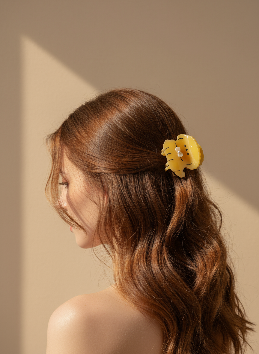 Medium Fluffy Dog Hair Claw