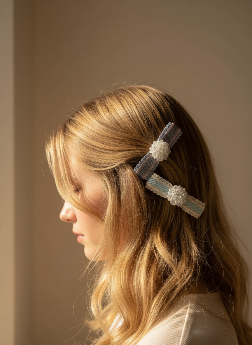 Aria 2 Tone Firework Hair Clip