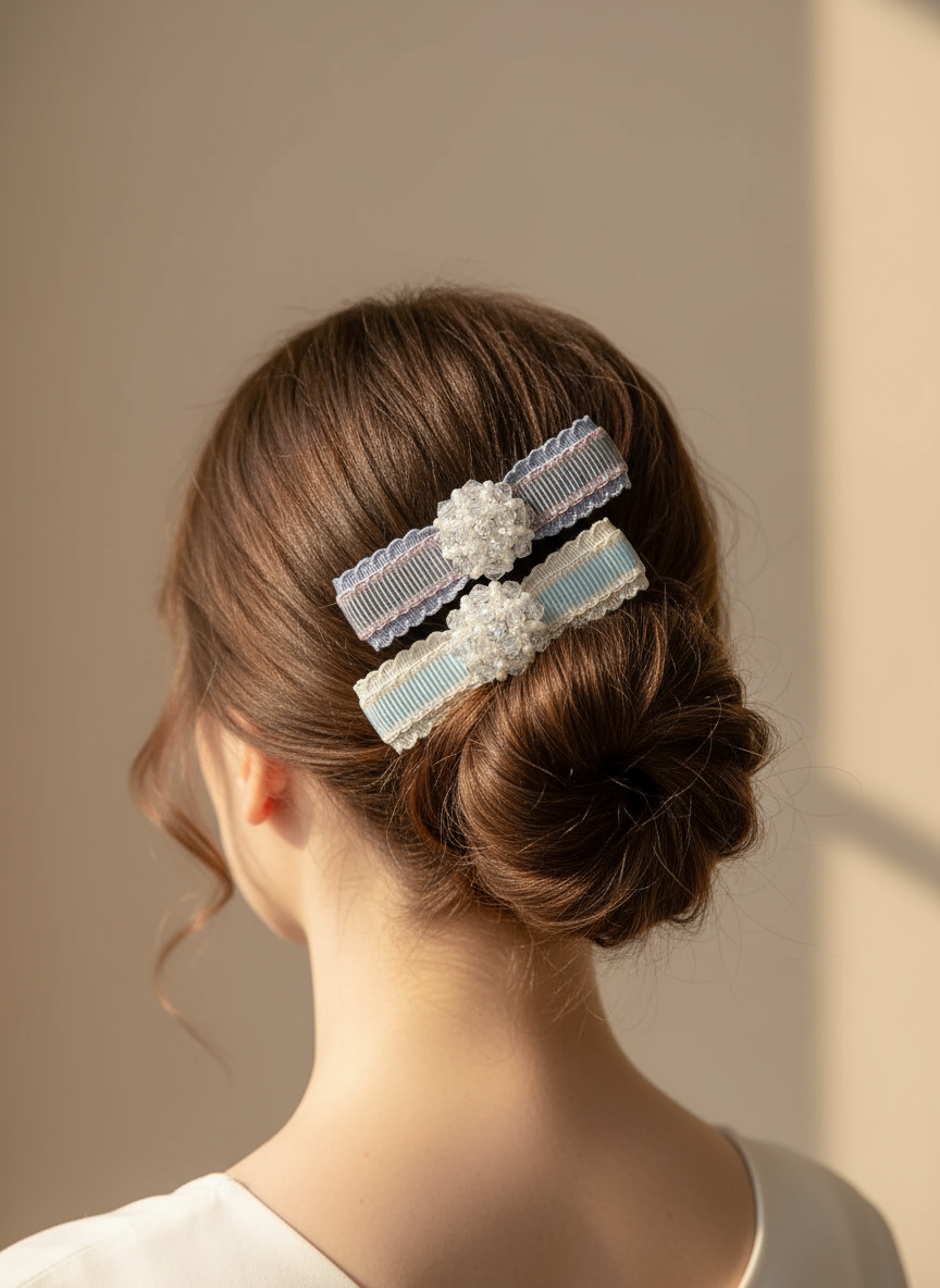 Aria 2 Tone Firework Hair Clip