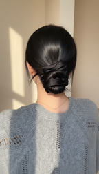 Large Dalia Mulberry Silk Scrunchies