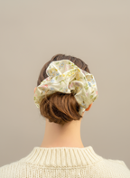 Secret Garden Mulberry Silk Scrunchie