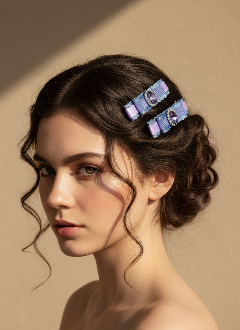 Valerie Colorblock Flat bow