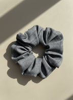 Large Sylvie Checkered Scrunchies