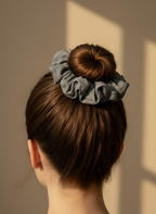 Large Sylvie Checkered Scrunchies