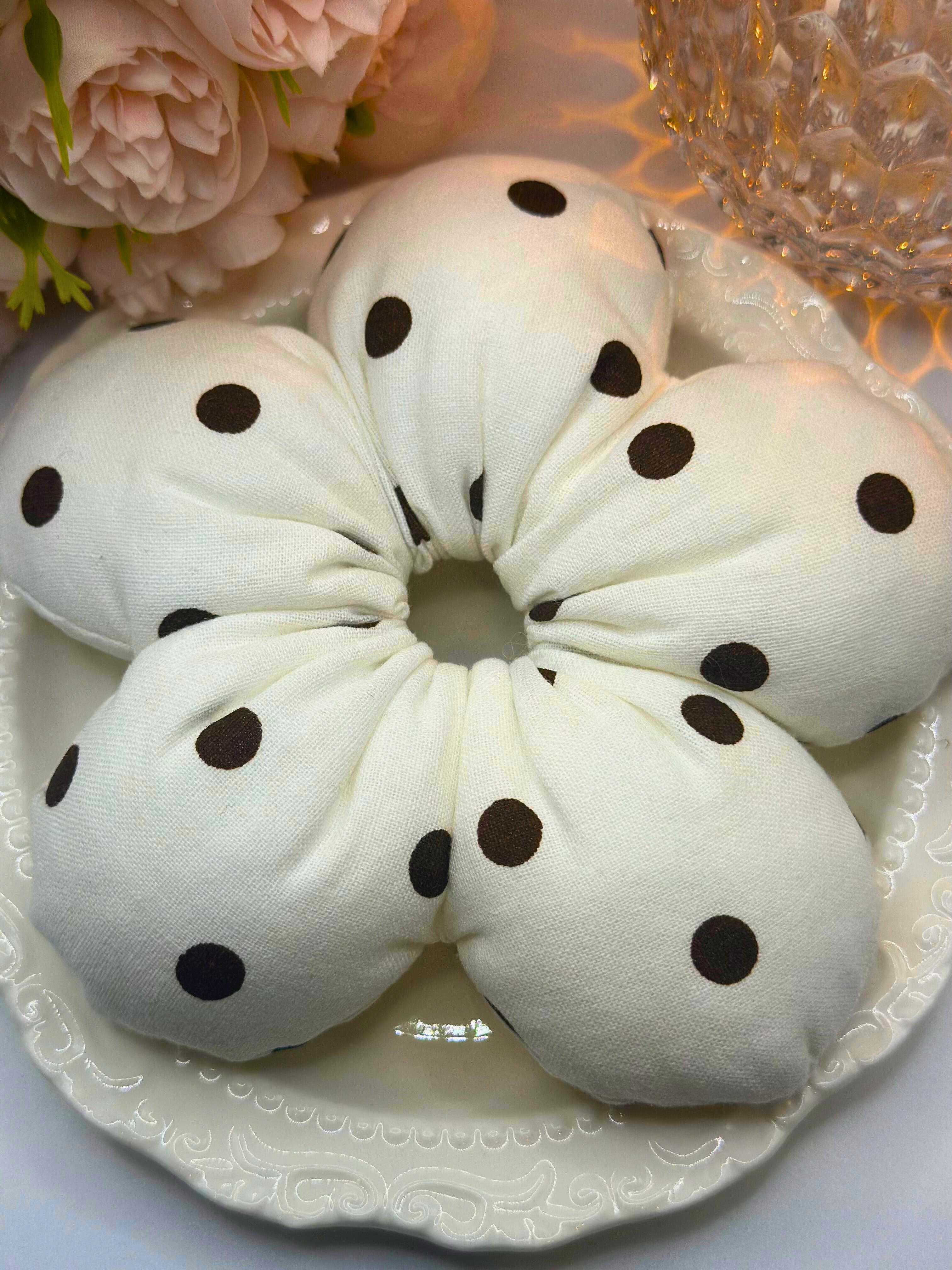 Poppy Flower Scrunchies