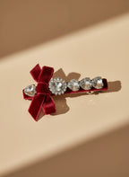 Ariel Velvet Bejewelled Clip