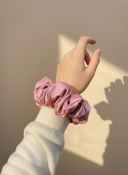 XL Coral Xiang Yun Scrunchies