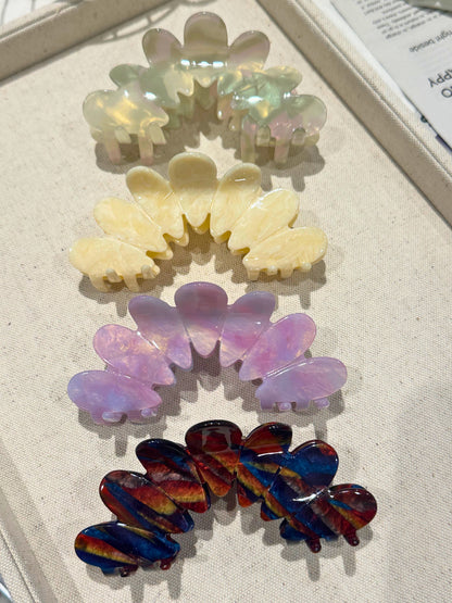 Peacock Hair Claw