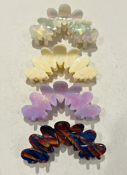 Peacock Hair Claw