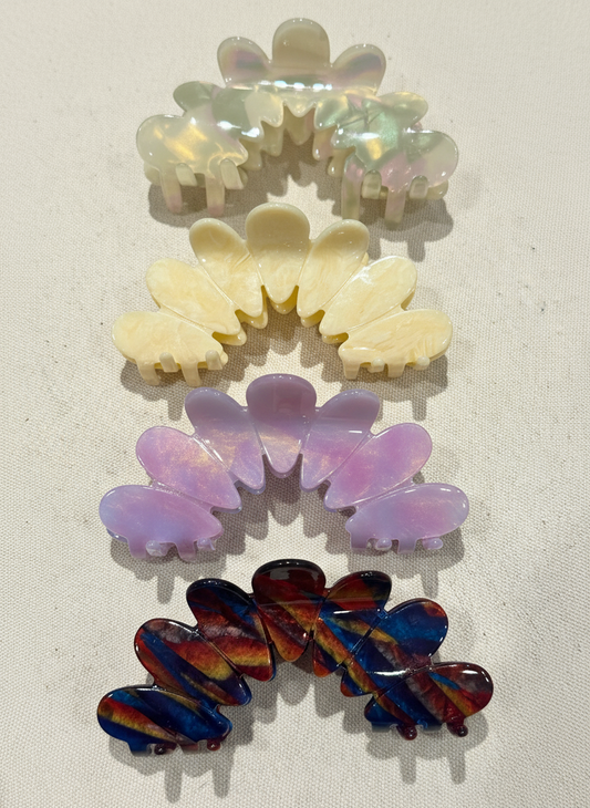 Peacock Hair Claw