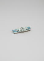 Trista  Colorblock Bejewelled Slim Clip