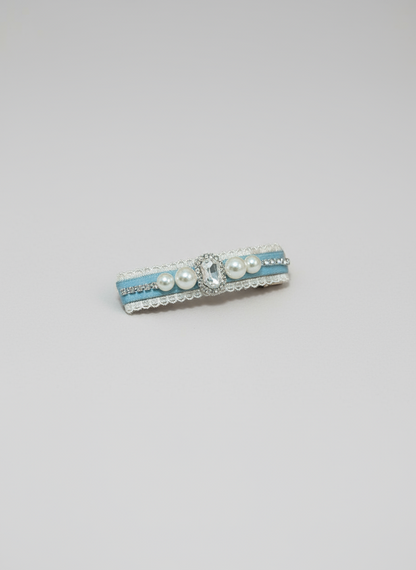 Trista  Colorblock Bejewelled Slim Clip