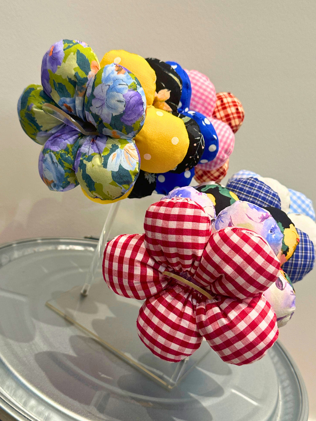 Poppy Flower Scrunchies