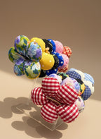 Poppy Flower Scrunchies