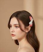 Bejewelled Double Bow Hair Clip