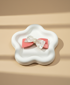 Bejewelled Double Bow Hair Clip