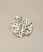 X-Large Dahlia Polka Dots Scrunchies
