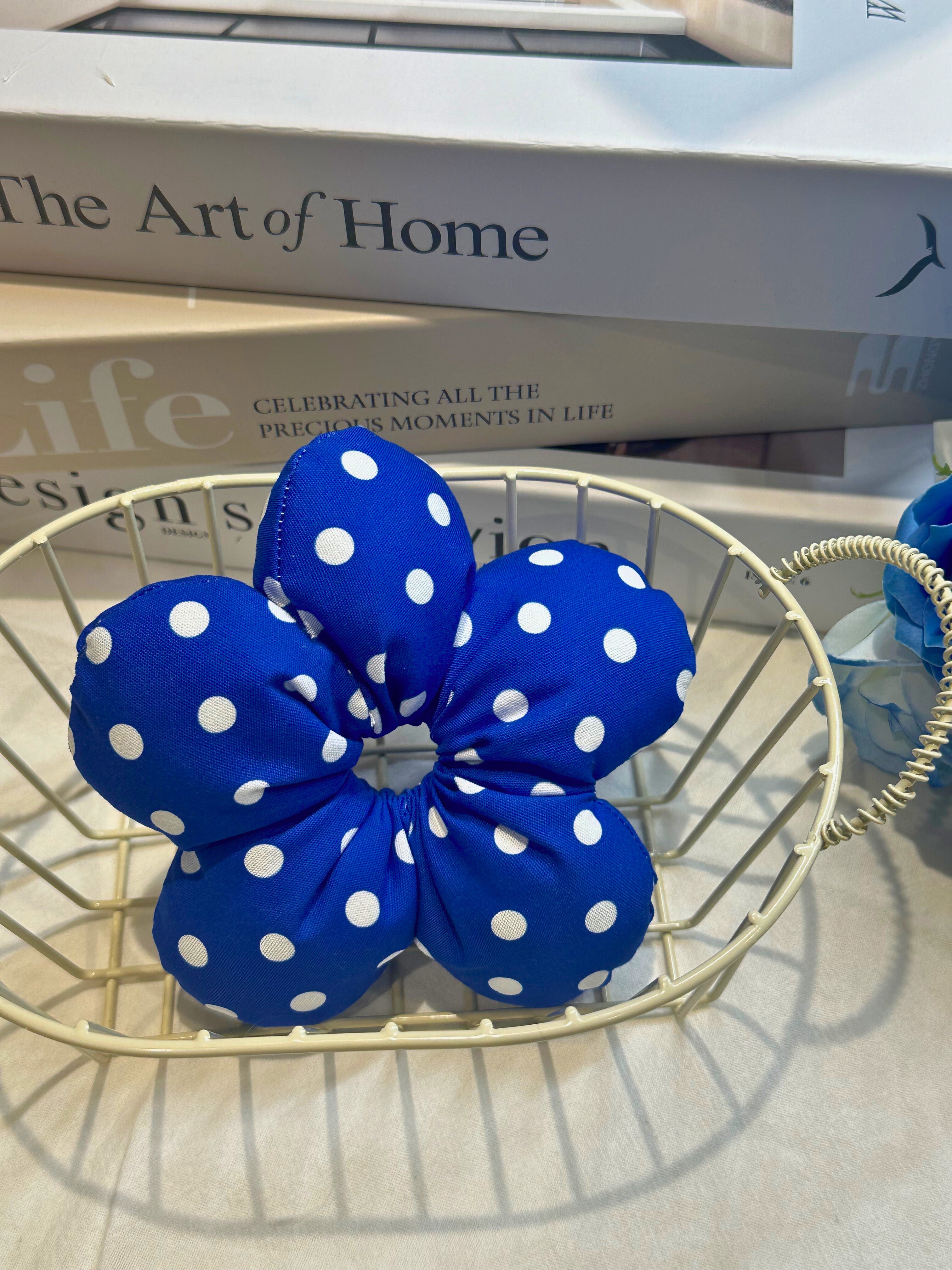 Poppy Flower Scrunchies