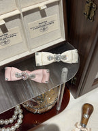 Abigail Swarovski Flat Double Bow