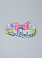 Rainbow Layered Lace Bow