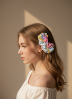 Rainbow Layered Lace Bow