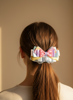 Rainbow Layered Lace Bow