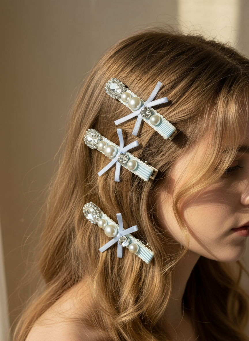 Elsa Ribbon Flat Bow