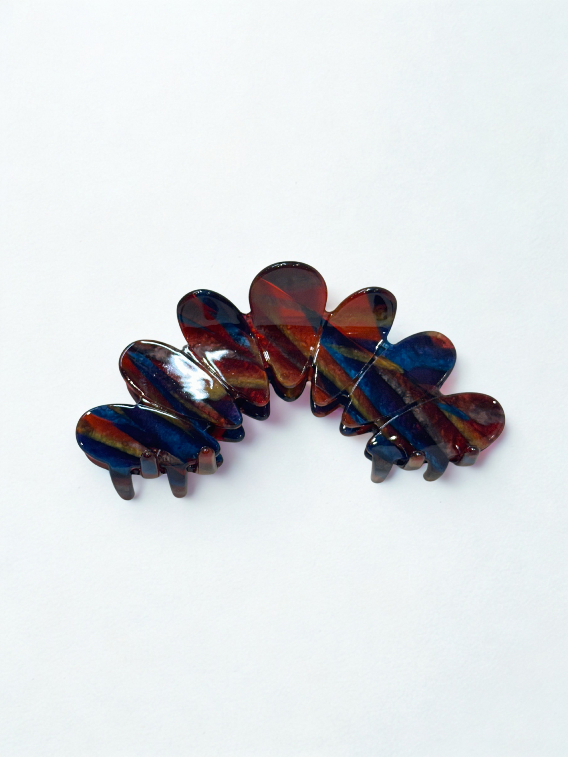 Peacock Hair Claw