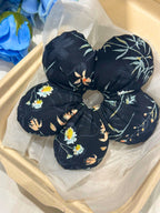 Poppy Flower Scrunchies