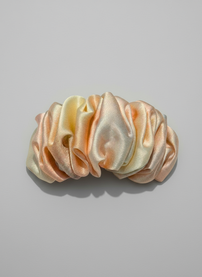 Barrette à cheveux en soie Blush Ombré