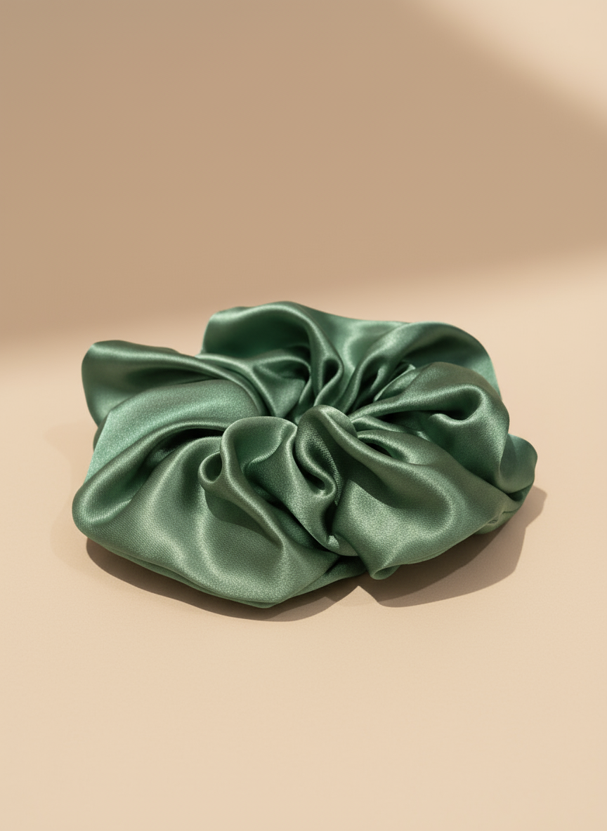 Large Dalia Mulberry Silk Scrunchies