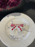 Faye Houndstooth Lace Sailor Bow