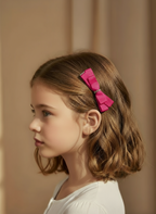 Flamingo Crisscross Bow Clip