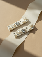 Cheryl Bejewelled Flat Bow