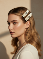 Cheryl Bejewelled Flat Bow