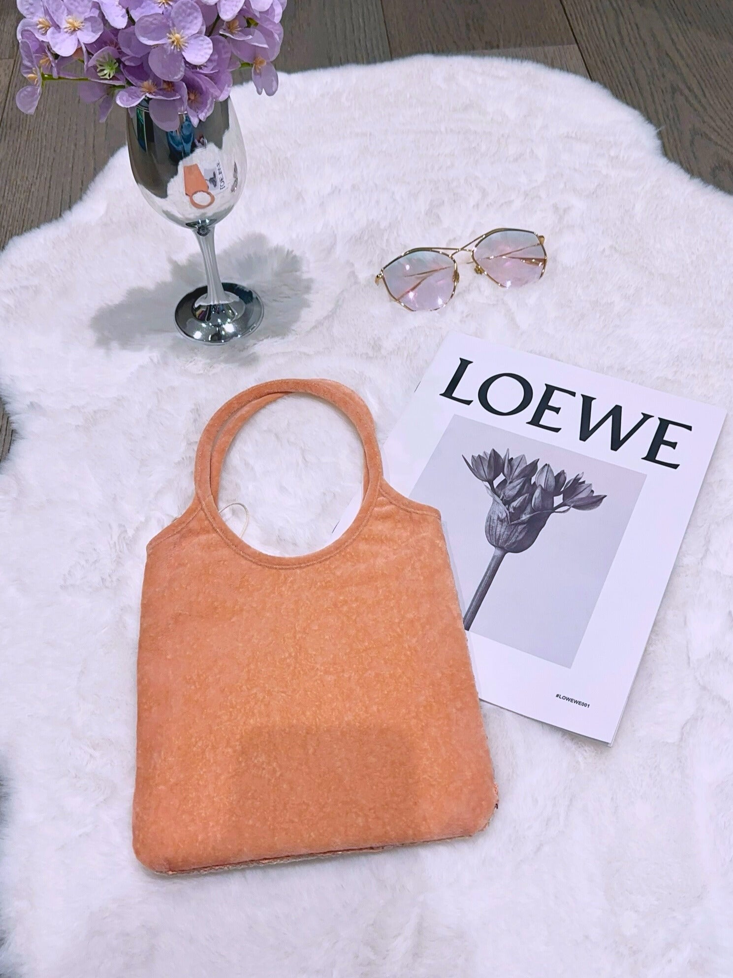 Mini Striped Sequins Evelyne Tote