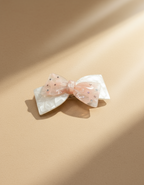 Bejewelled Double Bow Hair Clip