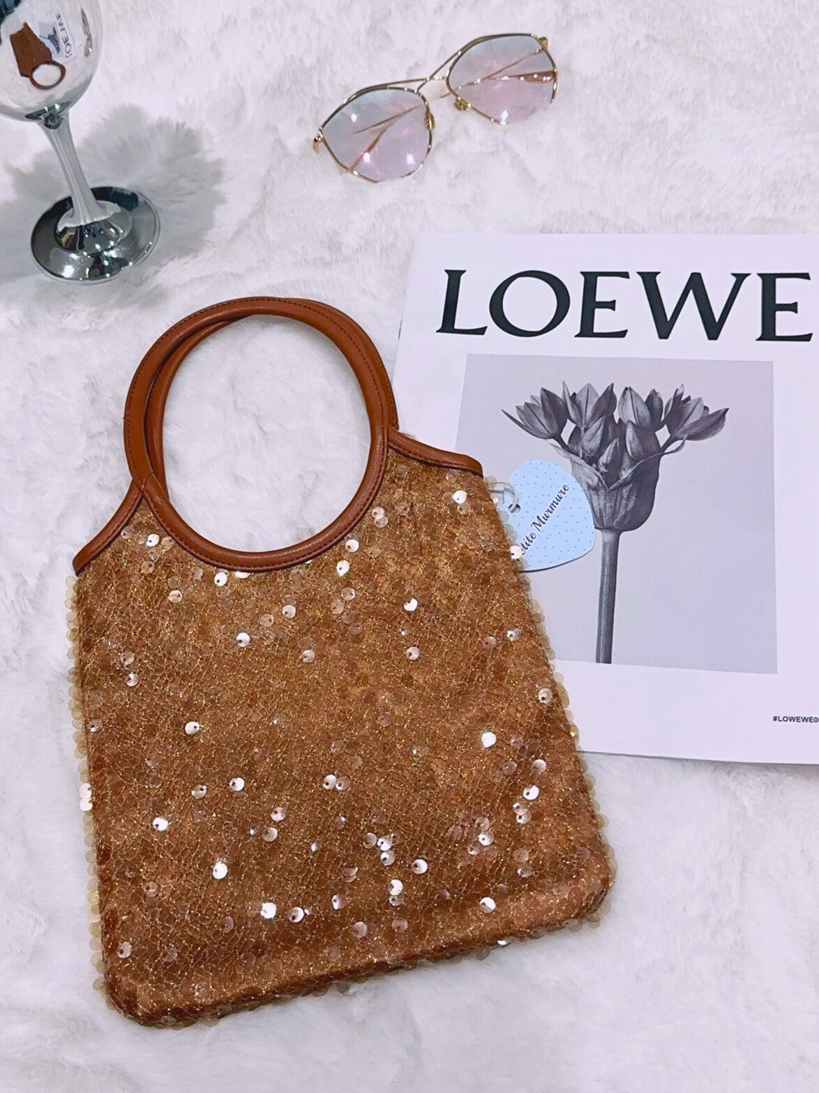 Mini Caramel Evelyne Tote