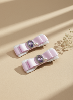 Diane Lace Bejewelled Flat Bow